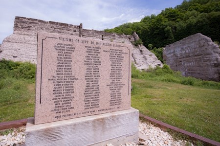 austin dam memorial