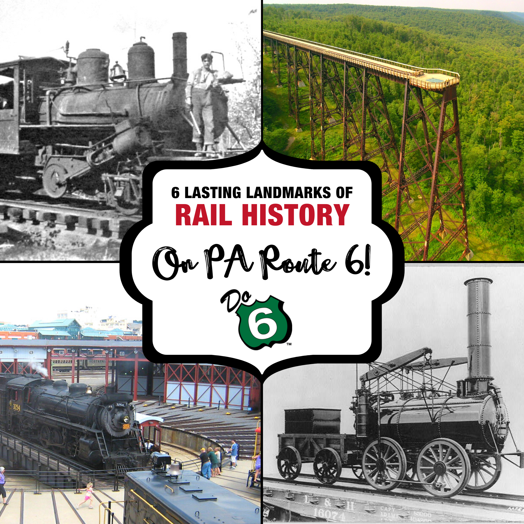 6 Lasting Landmarks of Rail History Along PA Route 6