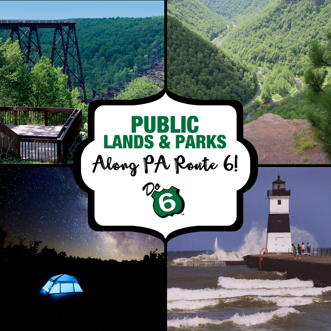 Find All of the Public Lands Along PA Route 6