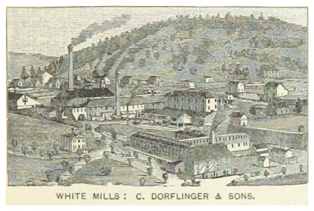 white mills vintage image