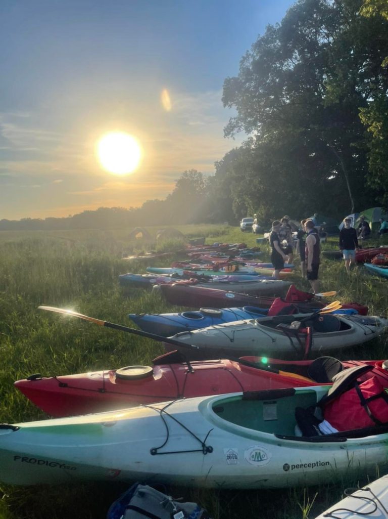 Endless Mountain Outfitters kayaks in the sun 768x1026