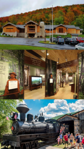 The PA Lumber Museum has a beautiful Visitors Center and hosts educational events throughout the year.