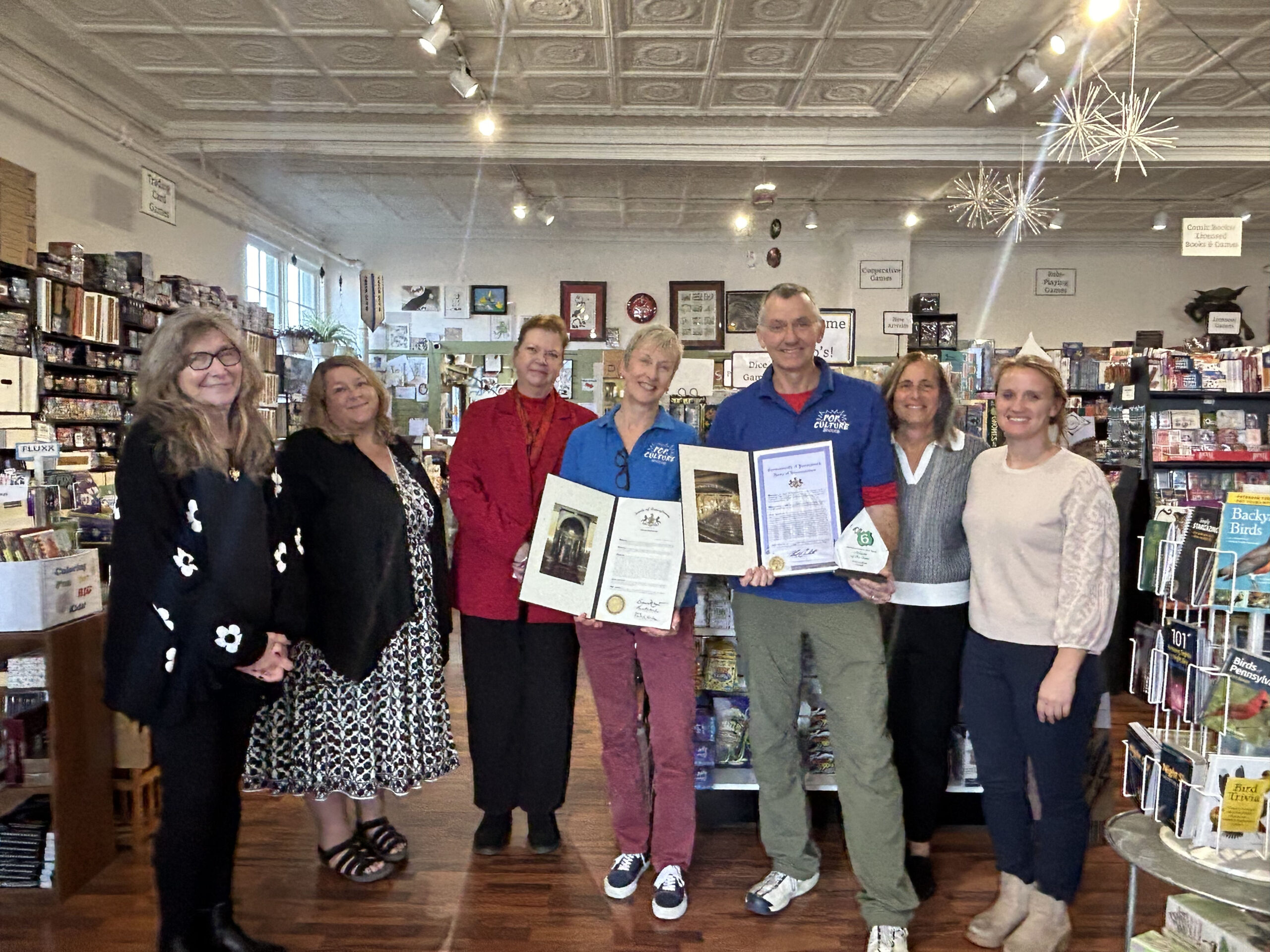 The 2024 Artisan of the Year Award was presented to Pop’s Culture Shoppe, Tioga County. 