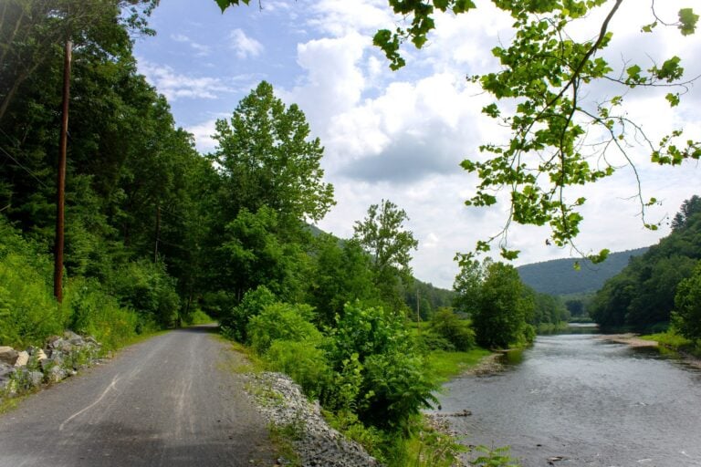 Biking the Pine Creek Rail Trail from Route 6